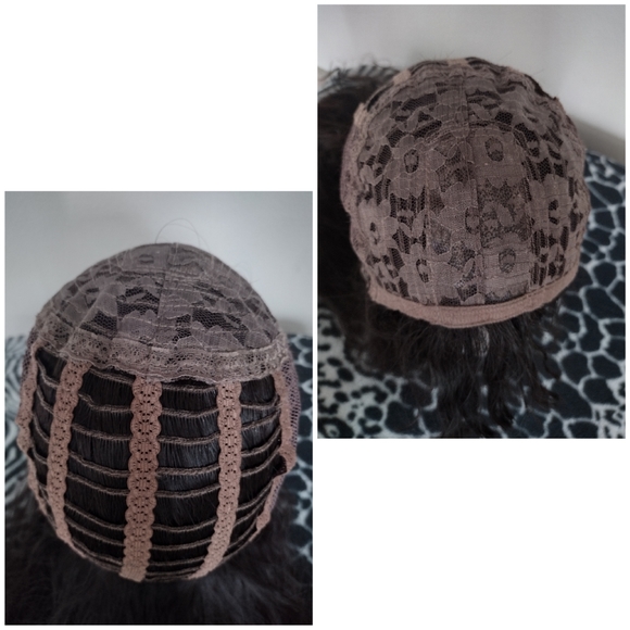 (SOLD) 18 inch synthetic blend sheep roll wig - Picture 3 of 7